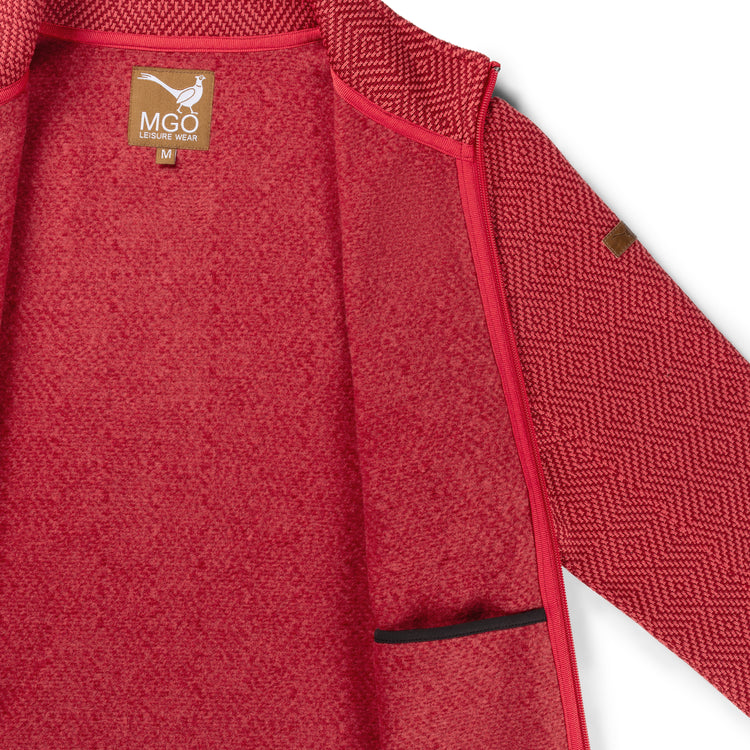 Lucy Men - Outdoor cardigan - Red DCI