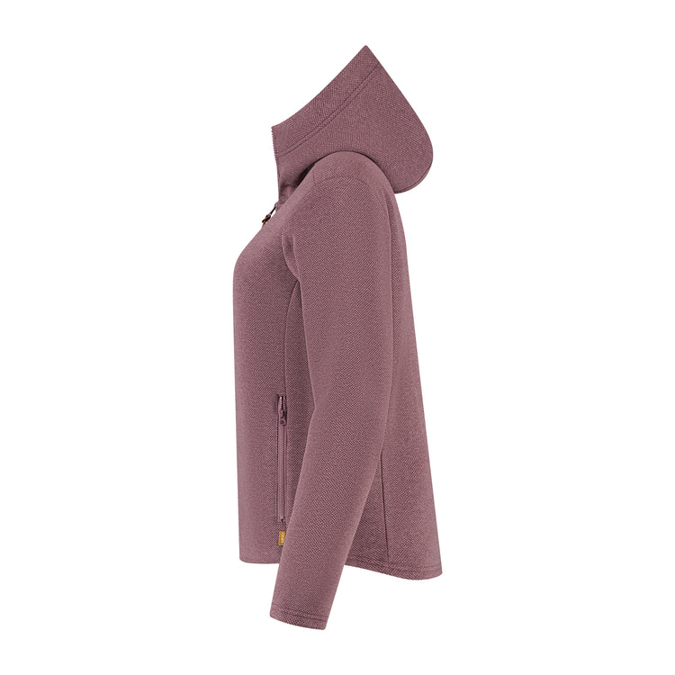 Macy Women - Outdoor cardigan - Fleece - Purple L