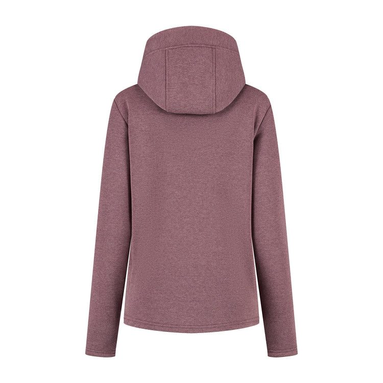 Macy Women - Outdoor cardigan - Fleece - Purple B