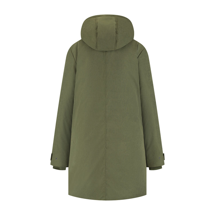 Sarah Women - Mid-Length Winter Coat - Green B