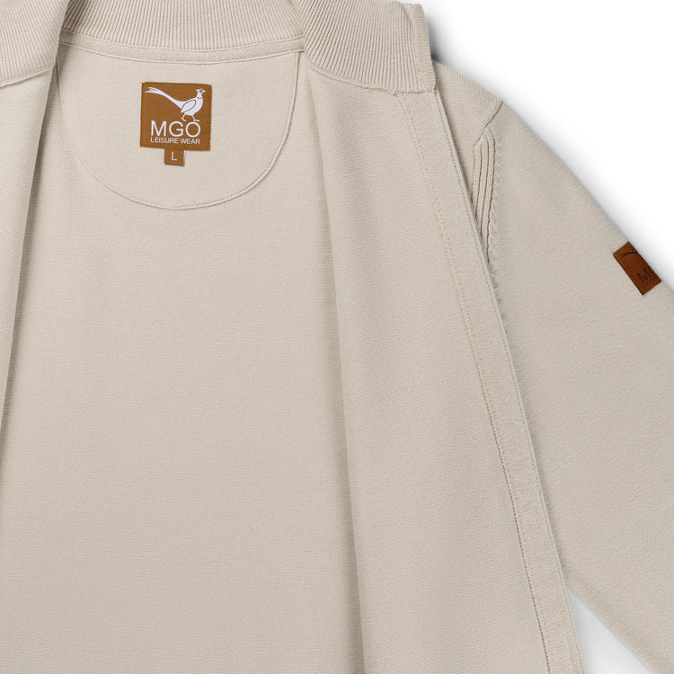 Blake Men - Outdoor cardigan - Sand DCI