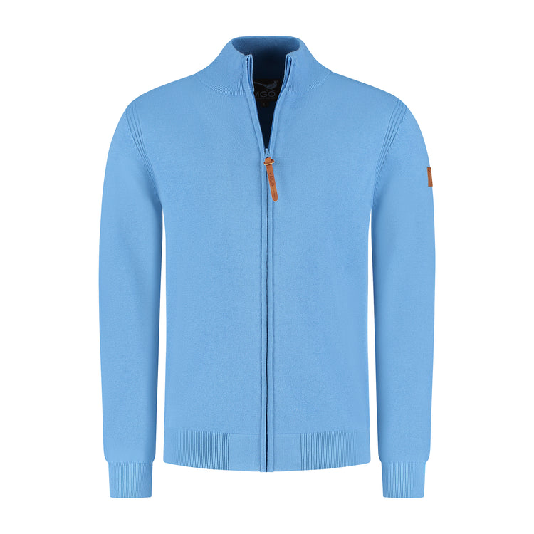 Blake Men - Outdoor cardigan - Blue F