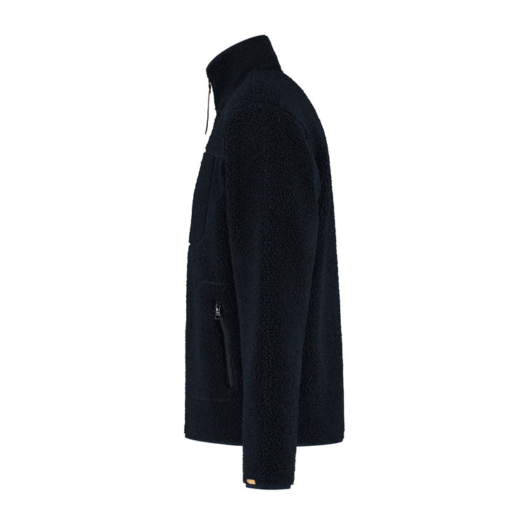 Ted Men - Outdoor cardigan - Teddy fleece - Navy L