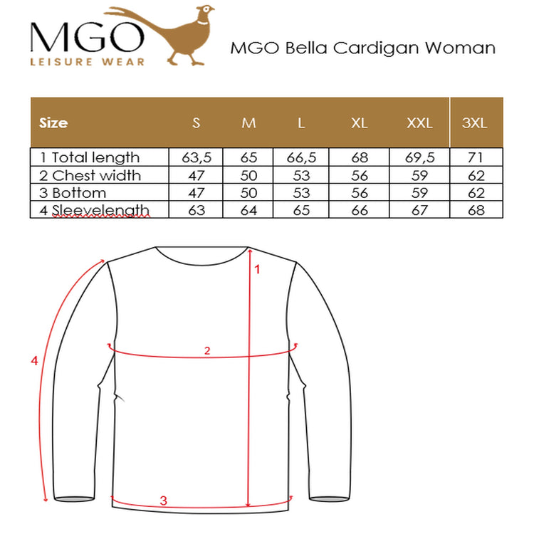 Bella Women - Outdoor cardigan - Navy SC