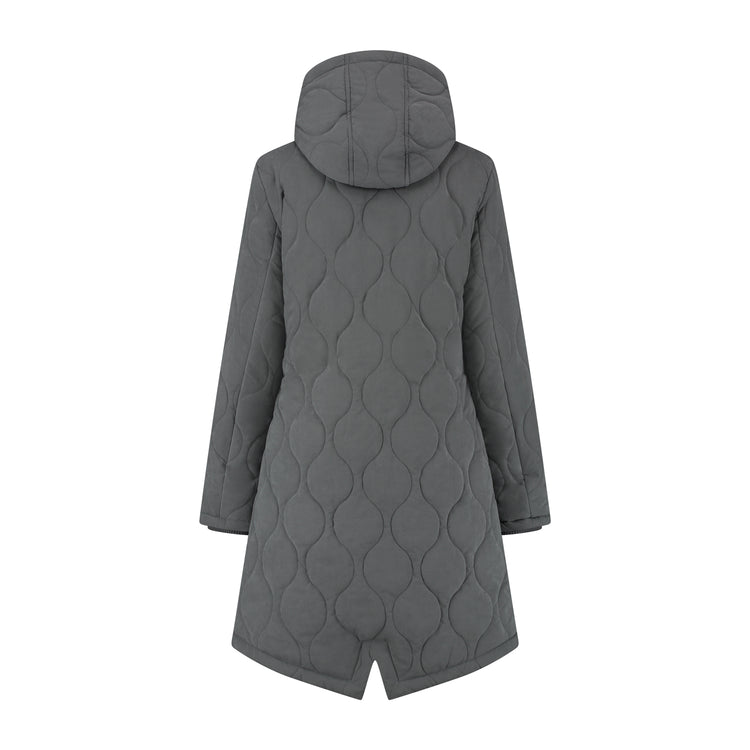 Lauren Women - Winter Coat - Quilted - Antracite B
