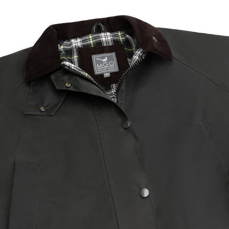 Carrie - Wax jacket - Lady - Olive DCB