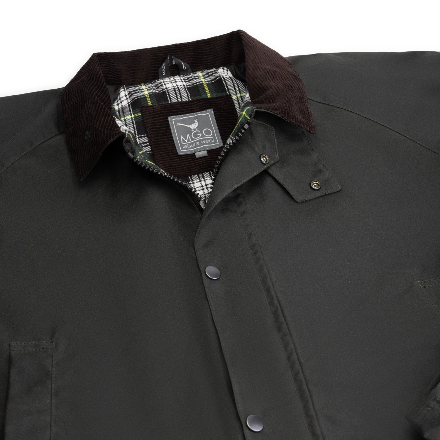 Boris - Wax jacket - Men - Olive DCB