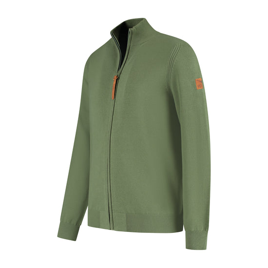 Blake Men - Outdoor cardigan - Green FL