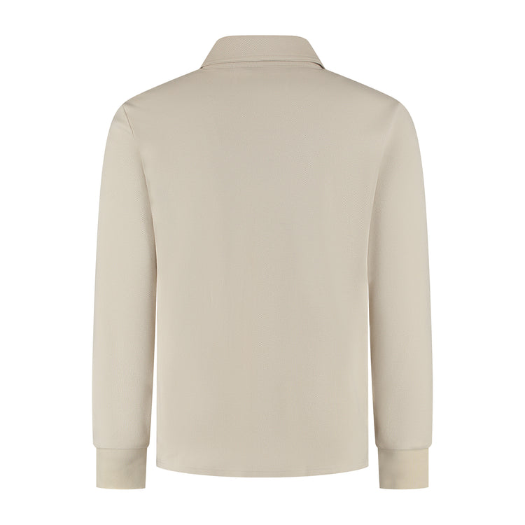 Penn Men - Outdoor cardigan - Fleece lining - Sand B