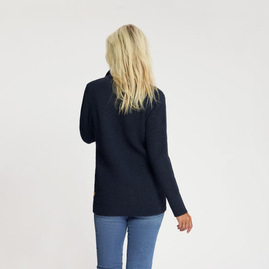 Nia Women - Mid-Length Outdoor Vest - Navy MV4