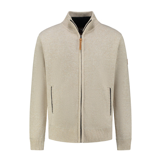 Pine Men - Cardigan - Beige F