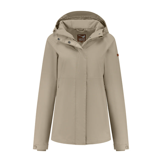 Skylar Women - Hardshell jacket - Waterproof - Taupe F