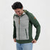 Cody Men - Outdoor cardigan - Fleece lining - Green MV