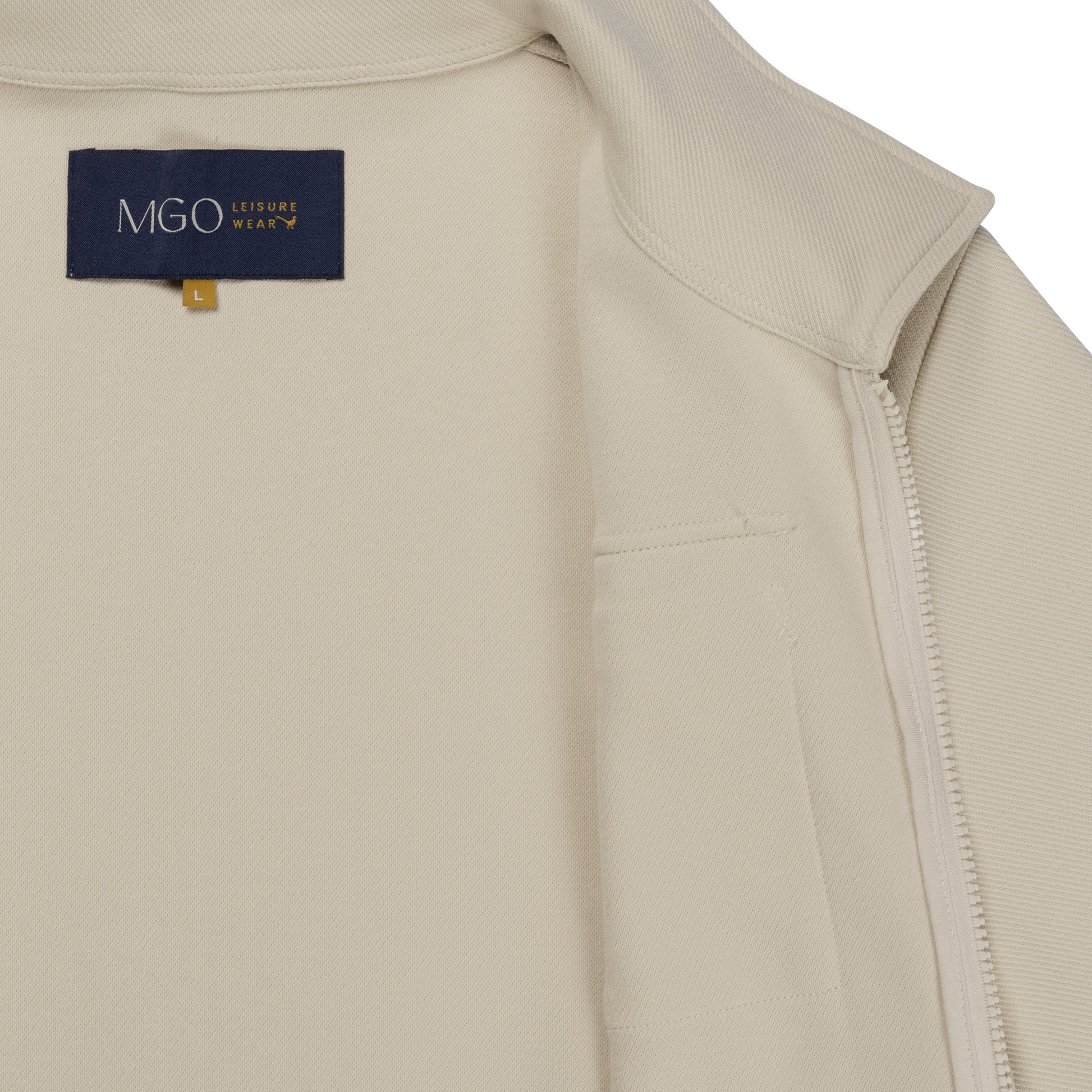 Penn Men - Outdoor cardigan - Fleece lining - Sand DCI