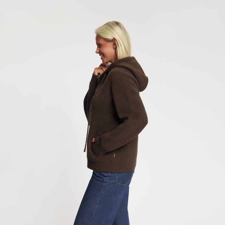 Nele Women - Outdoor Vest - Dark Brown MV3