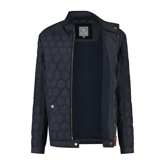 Maudy Women – Check Pattern Jacket – All Seasons – Navy CVO