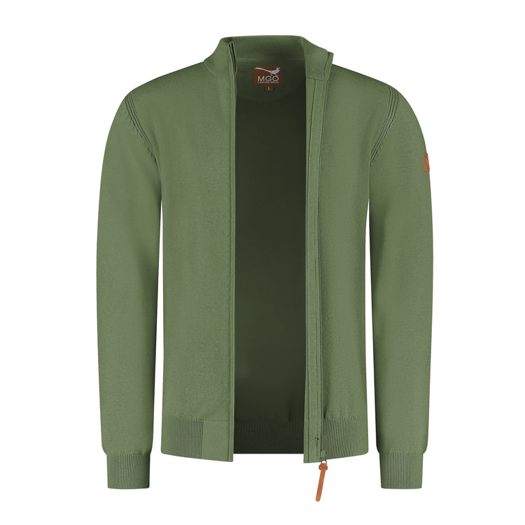 Blake Men - Outdoor cardigan - Green CVO