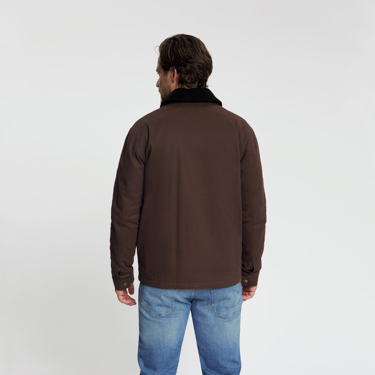 Wesley Men - Barn Jacket - Dark Brown MV3