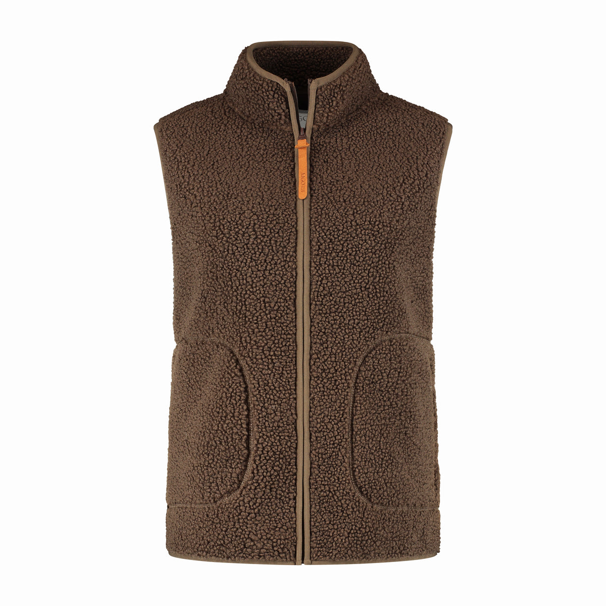 Maya Women - Outdoor Bodywarmer - Teddy - Dark Brown F