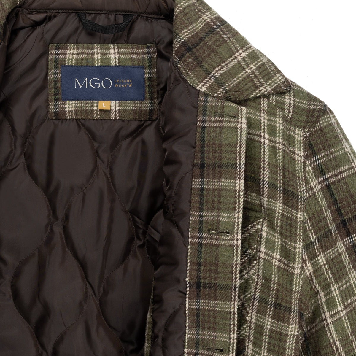 Duke Men - Shacket - Lightweight jacket - Padded shirt - Green DCI