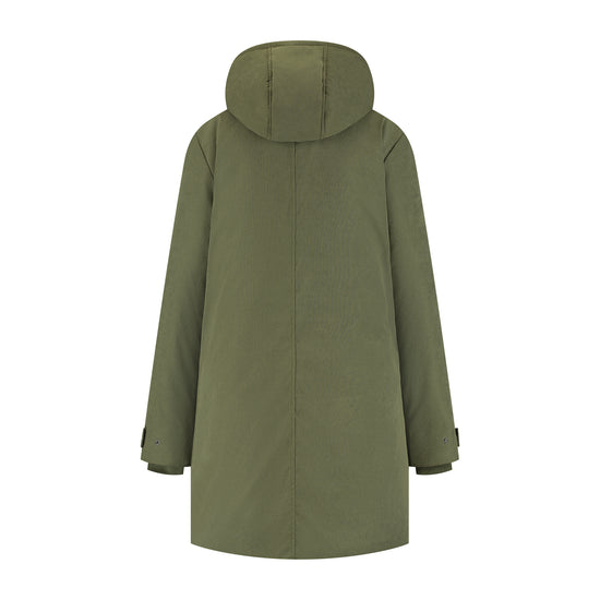 Sarah Women - Mid-Length Winter Coat - Green B
