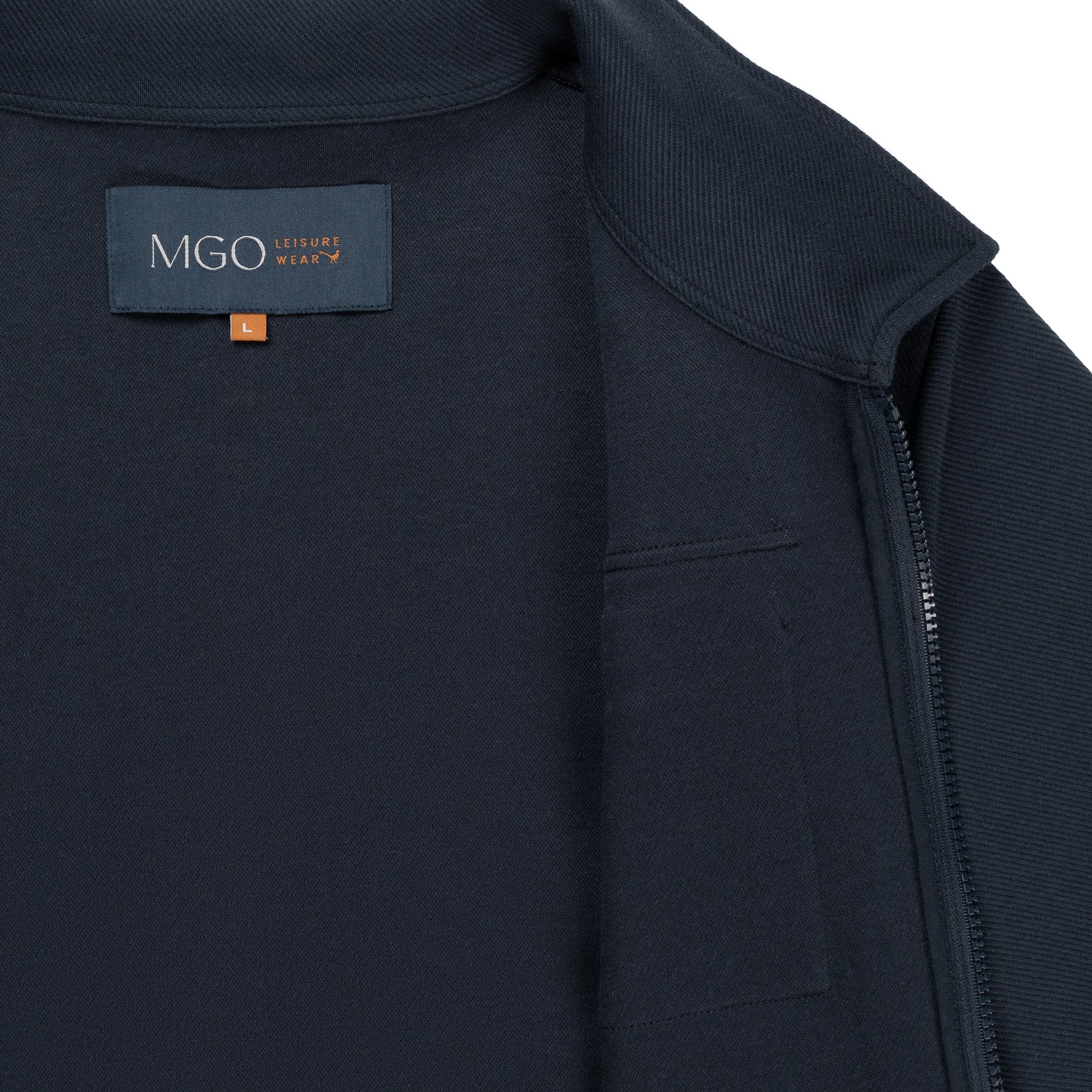 Penn Men - Outdoor cardigan - Fleece lining - Navy DCI