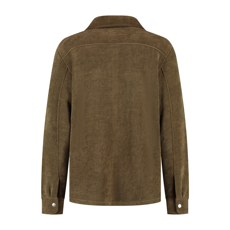 Zain Men - Overshirt - Fleece cardigan - Dark brown B