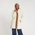Ratan Women - Long Teddy Coat - Off-White MV