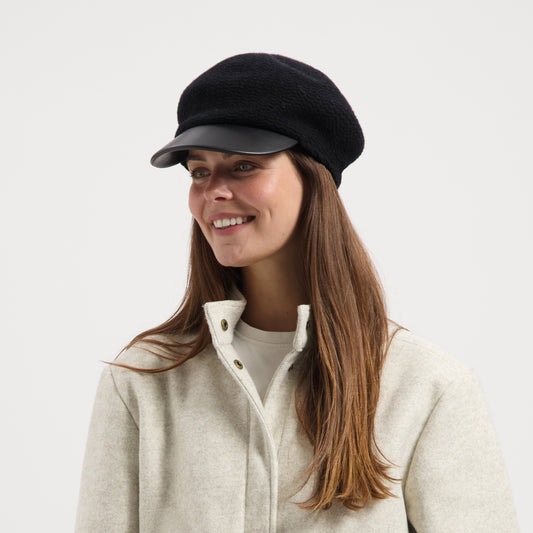 Mandy Women - Cap - Wool - Black MV