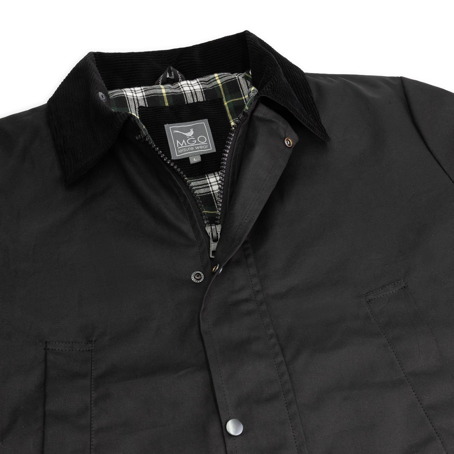 Brandon - Wax jacket - Men - Black DCB