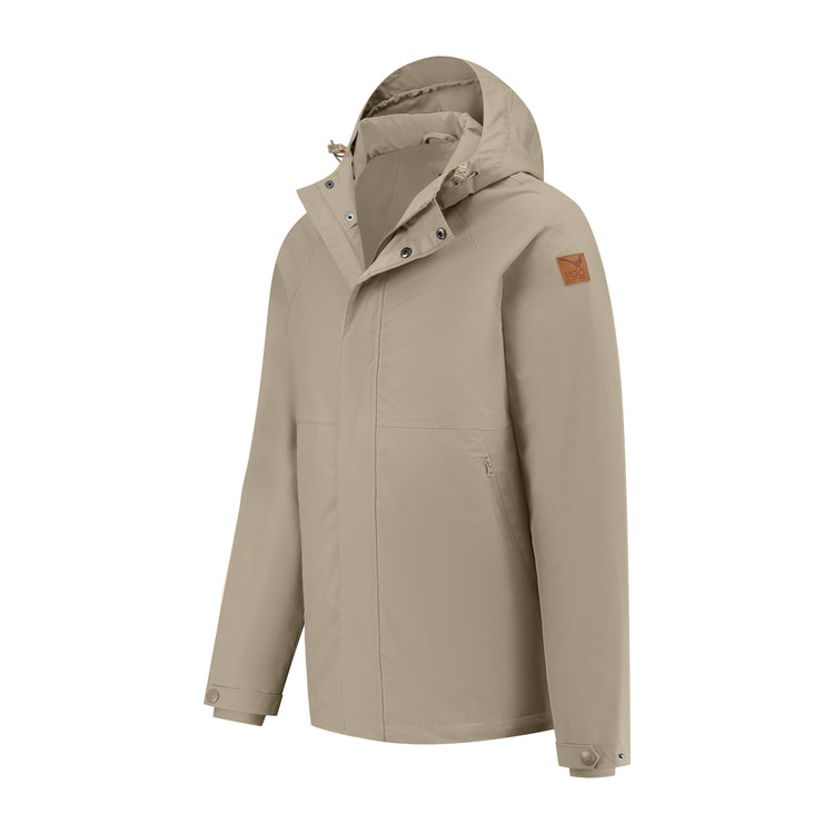 Sid Men - Hardshell jacket - Waterproof - Taupe FL