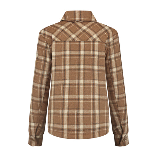 Jessy Women - Quilted Outdoor Vest - Brown B