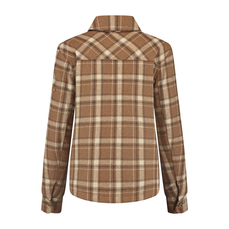 Jessy Women - Quilted Outdoor Vest - Brown B