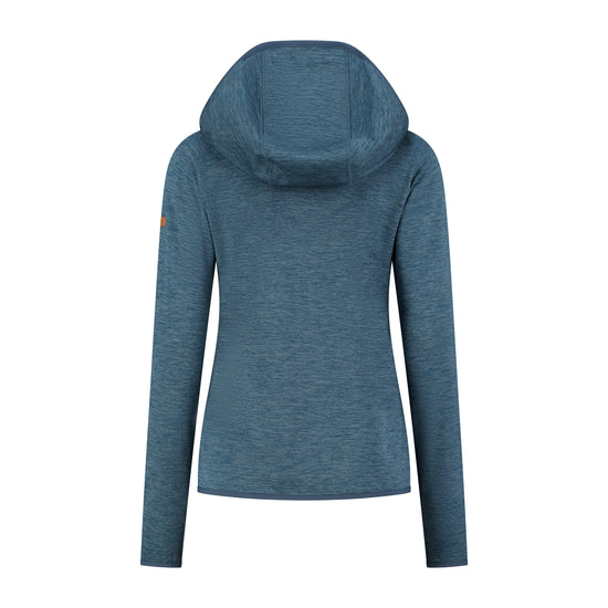 Clara Women - Outdoor cardigan - Fleece lining - Blue B