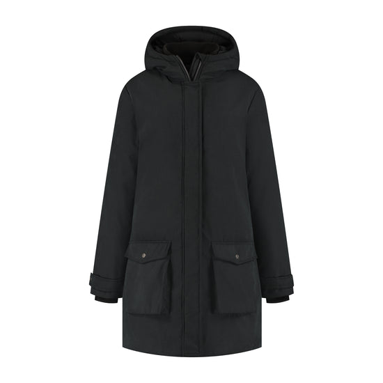 Sarah Women - Mid-Length Winter Coat - Black F