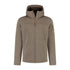Maddox Men - Outdoor cardigan - Fleece - Dark brown F