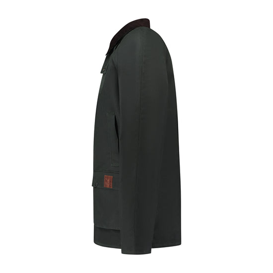 Boris - Wax jacket - Men - Olive L