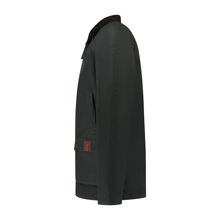 Boris - Wax jacket - Men - Olive L