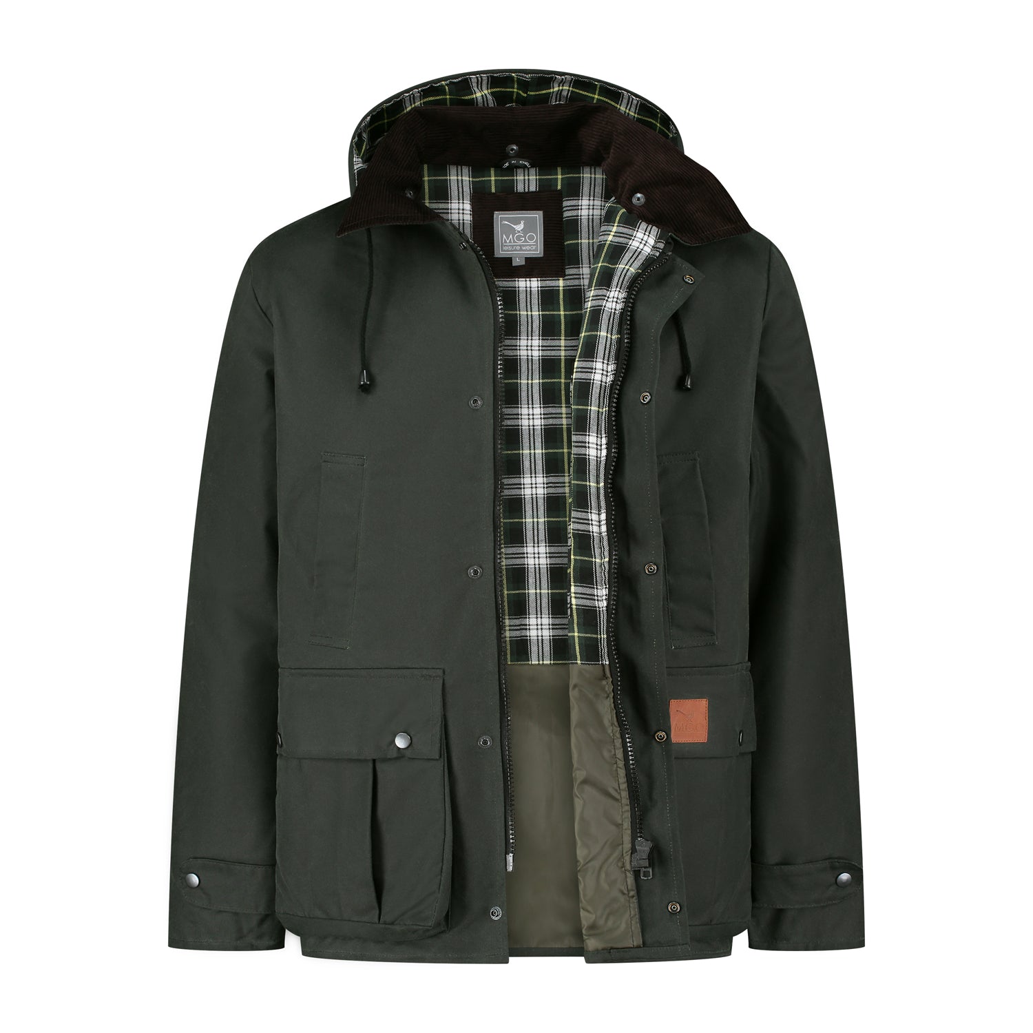 Brandon - Wax jacket - Men - Olive CVO