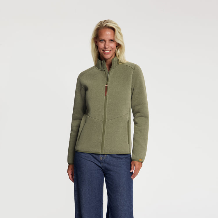 June Women - Outdoor Vest - Teddy Lining - Green MV