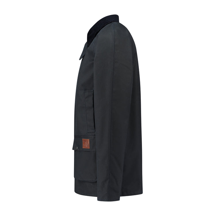 Boris - Wax jacket - Men - Navy L