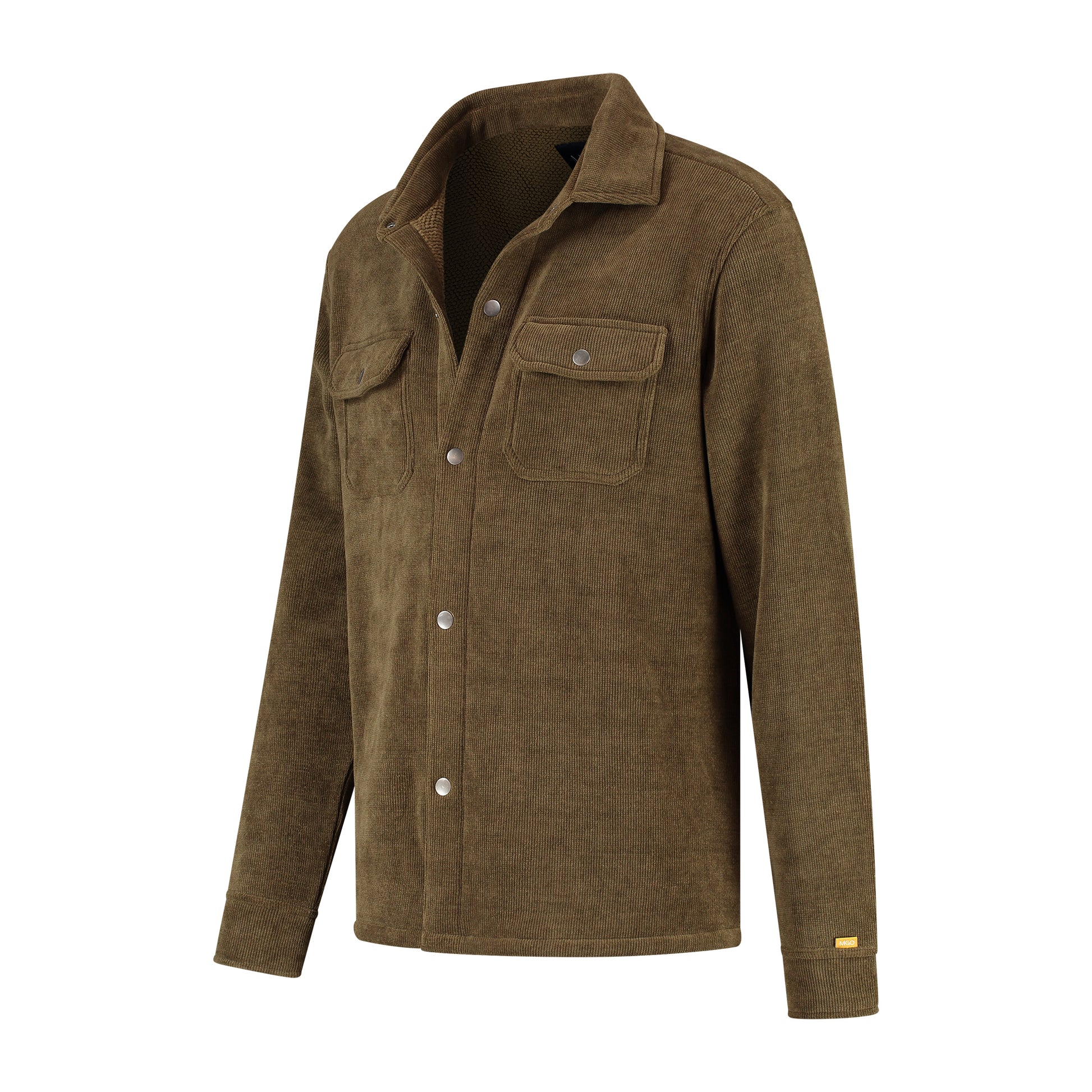 Zain Men - Overshirt - Fleece cardigan - Dark brown FL