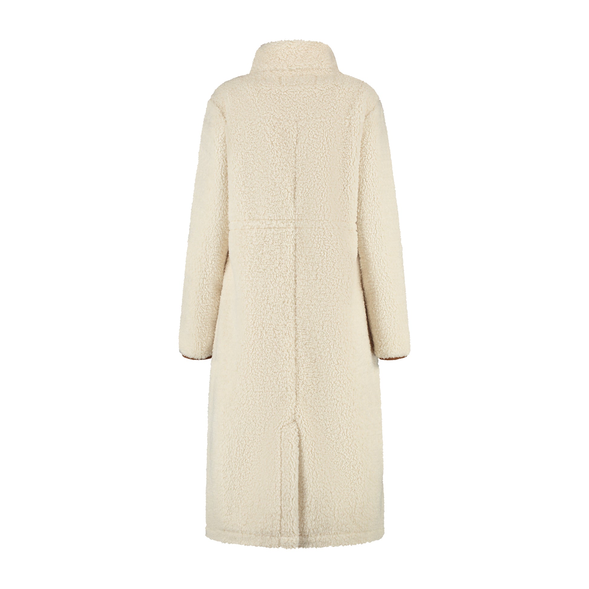 River Women - Lightweight coat - Teddy look - Off white B