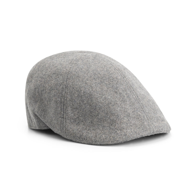 Thorne - Flat Cap - Wool Blend - Gray
