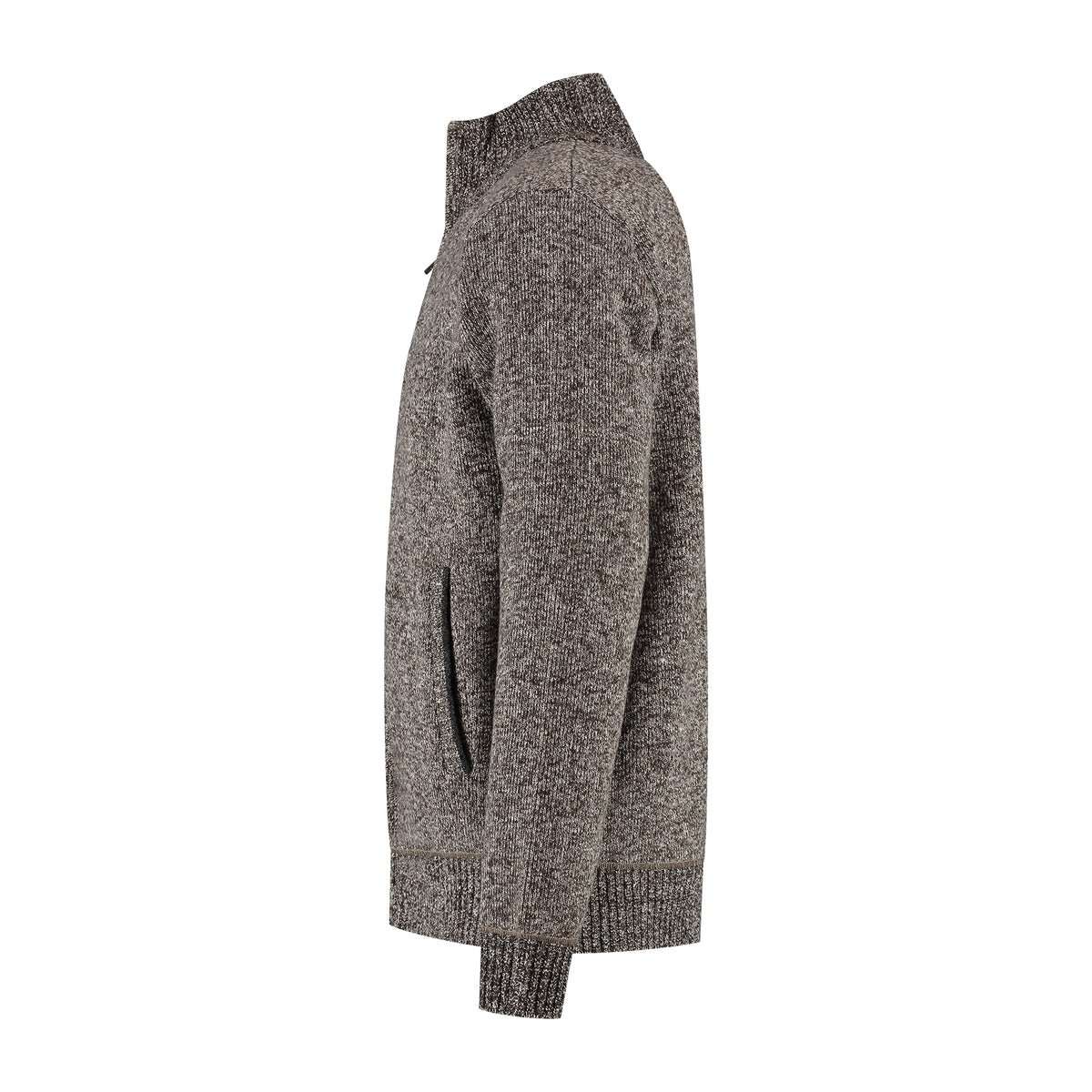 Patrick Men - Outdoor Vest - Fleece - Dark Brown L