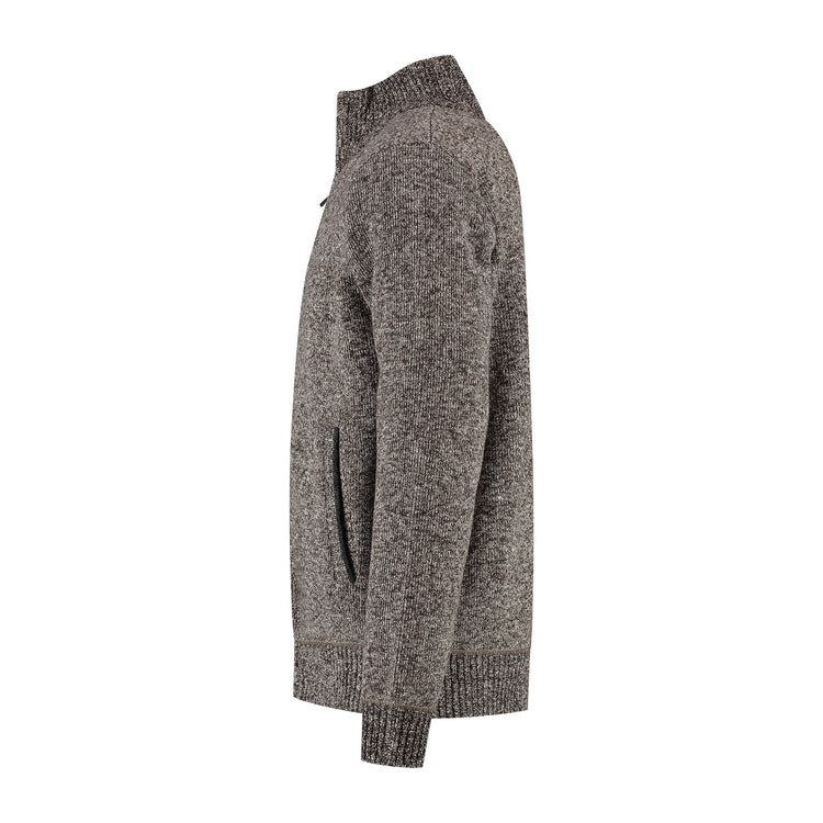 Patrick Men - Outdoor Vest - Fleece - Dark Brown L