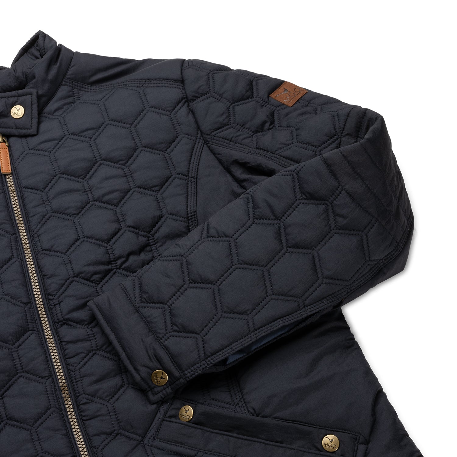 Maudy Women – Check Pattern Jacket – All Seasons – Navy DCB