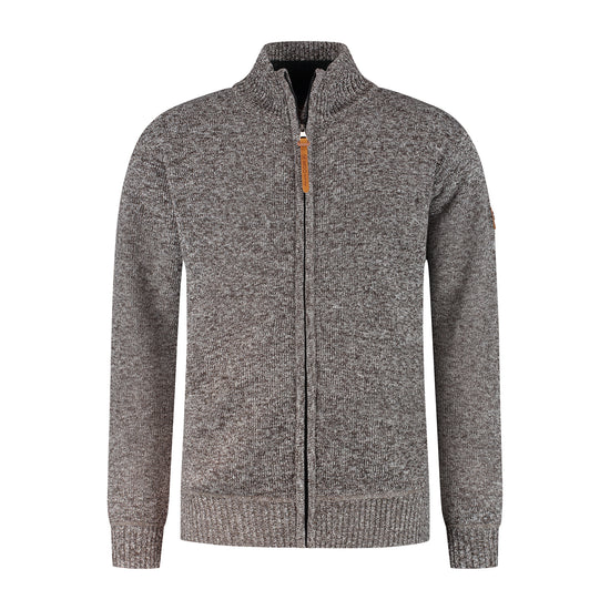 Pine Men - Cardigan - Brown F