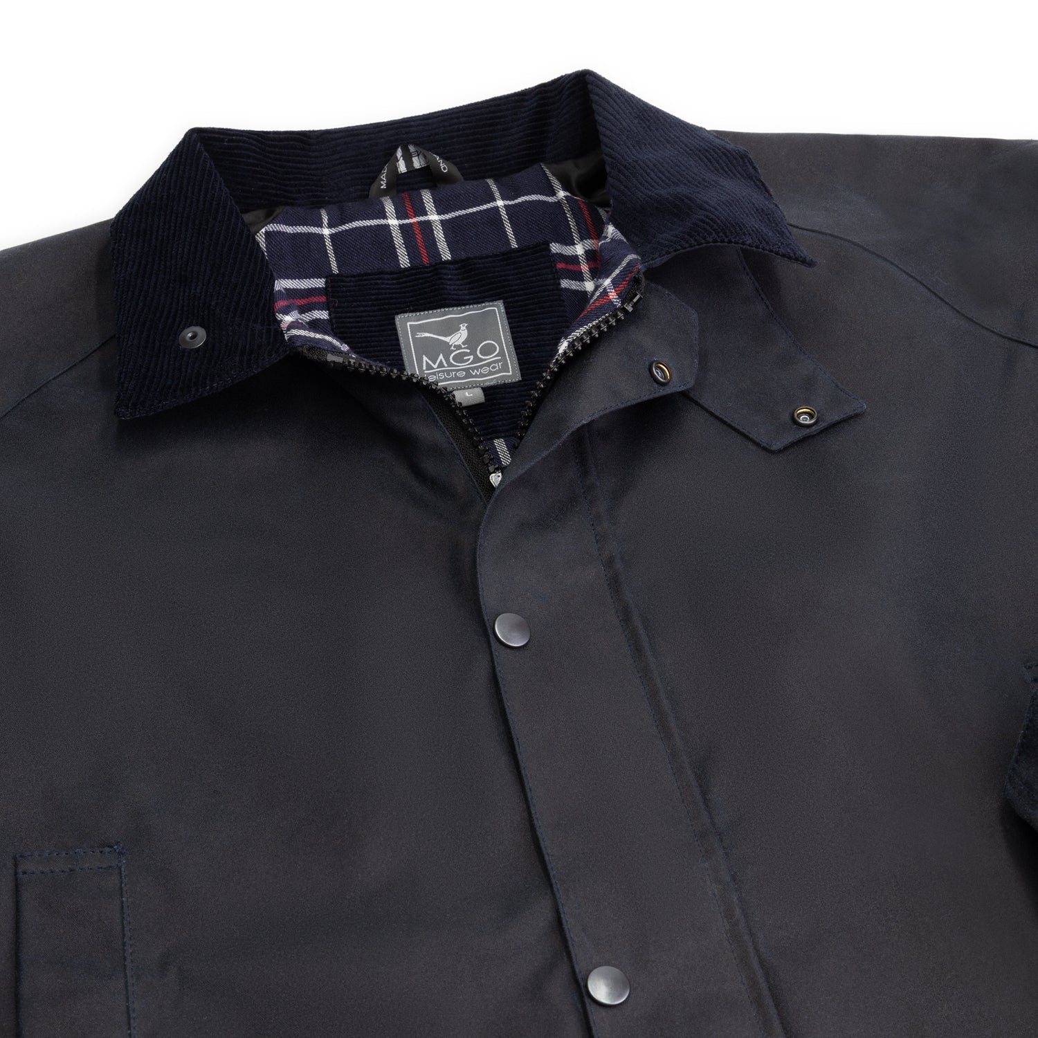 Boris - Wax jacket - Men - Navy DCB
