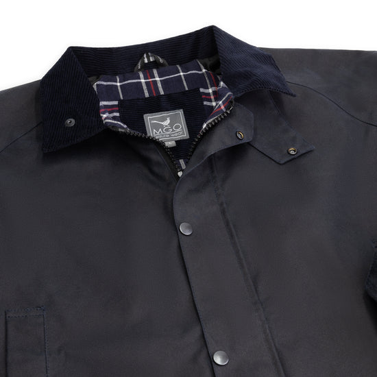 Boris - Wax jacket - Men - Navy DCB